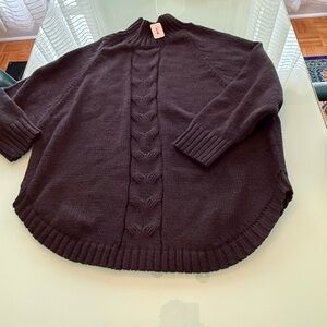 Women's Black cable knit Sweater